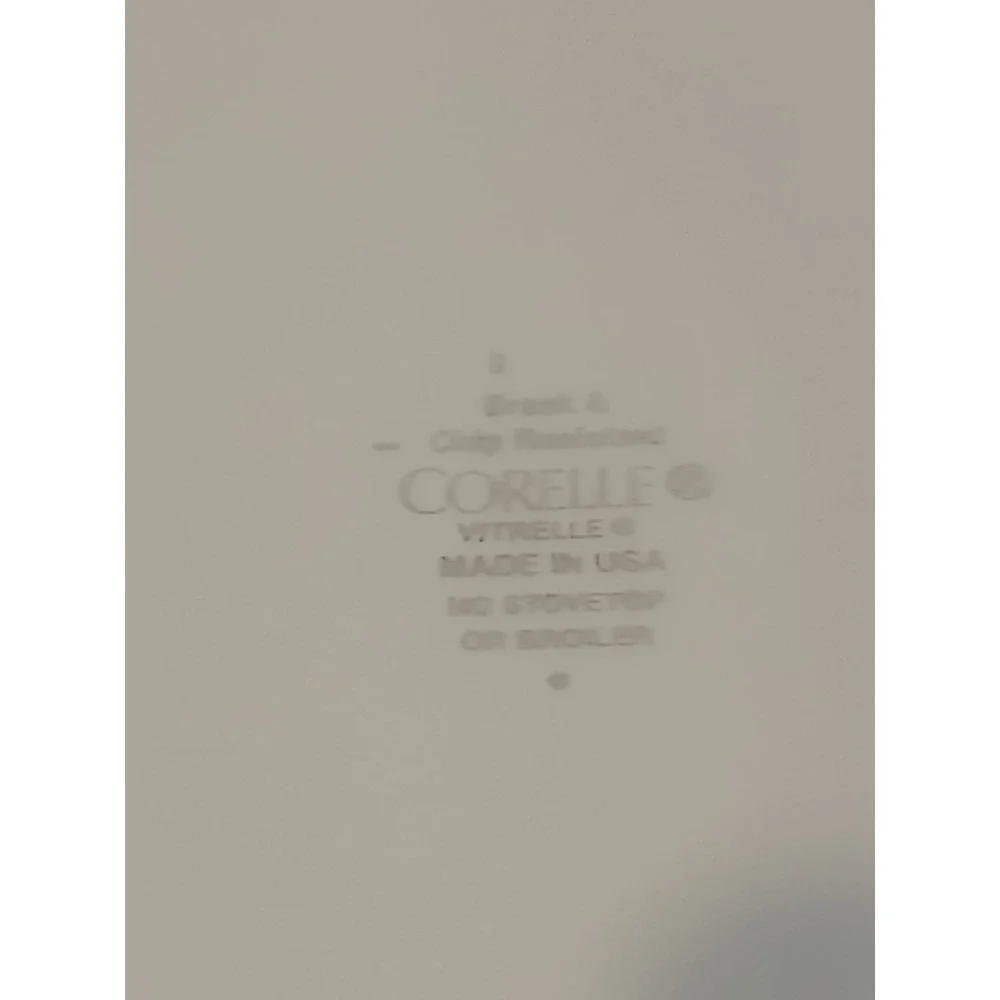 Corelle City Block Dinner Plates, set of 13   excellent 10-1/4